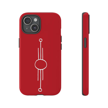 Alignment #1 · Tough Case (Dark Red)