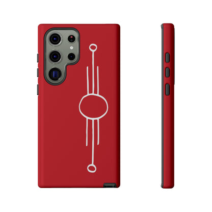 Alignment #1 · Tough Case (Dark Red)