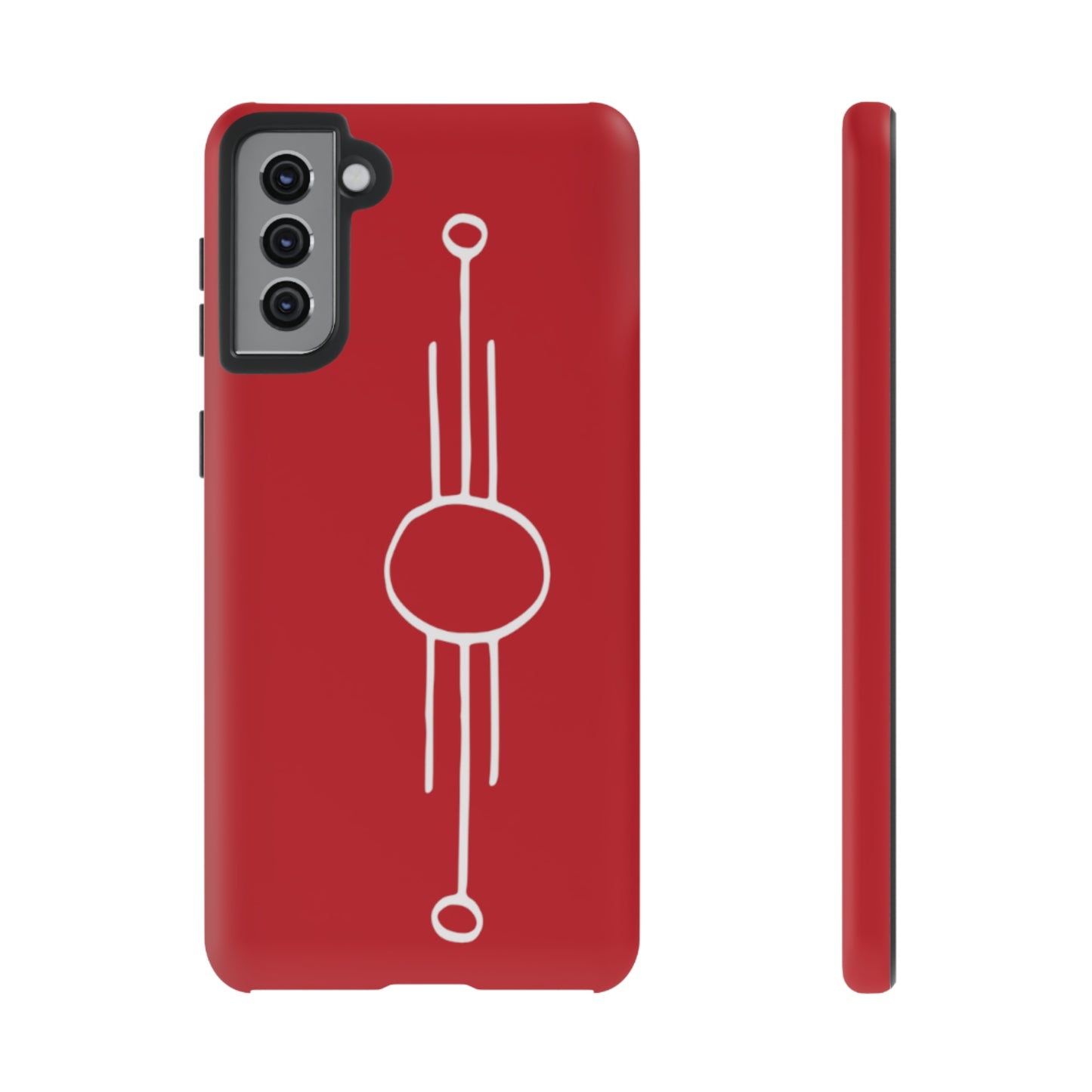 Alignment #1 · Tough Case (Dark Red)