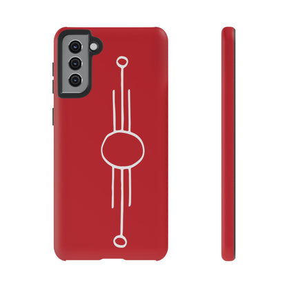 Alignment #1 · Tough Case (Dark Red)