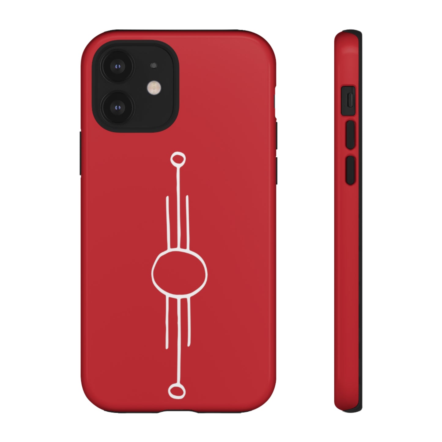 Alignment #1 · Tough Case (Dark Red)