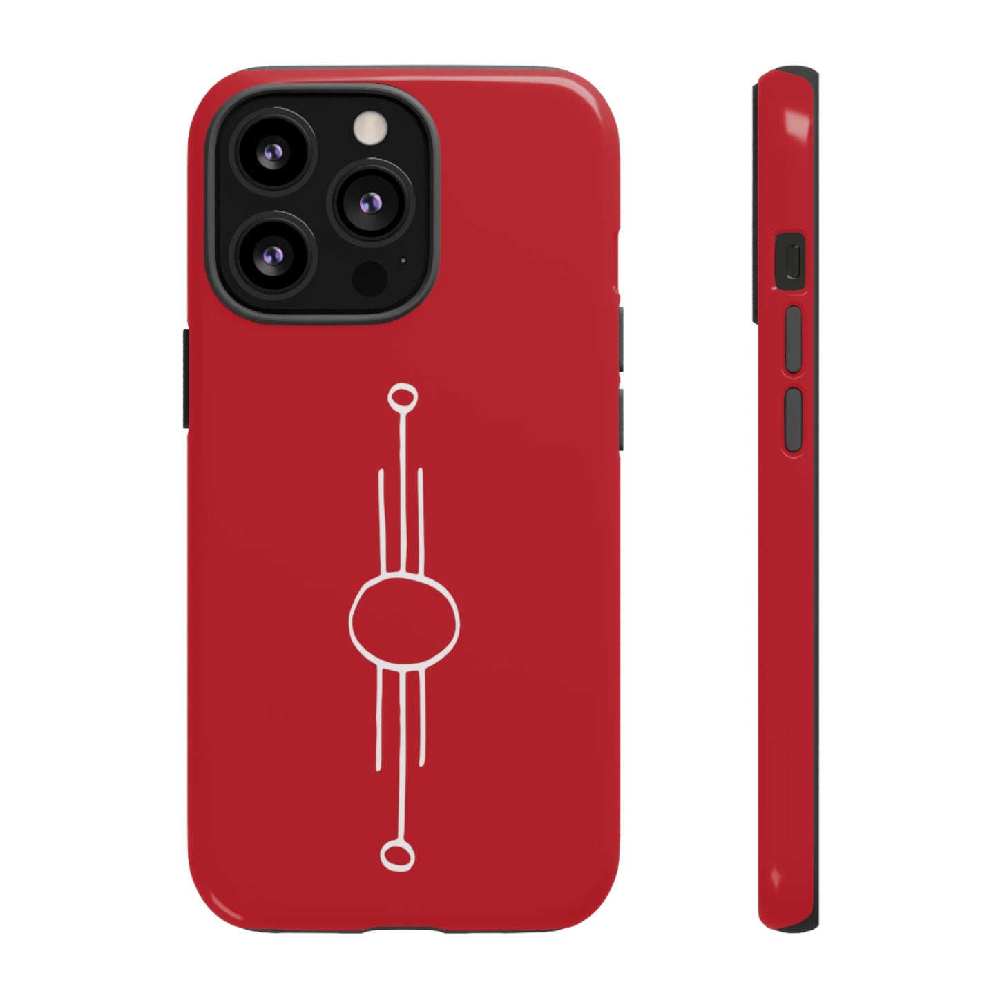 Alignment #1 · Tough Case (Dark Red)