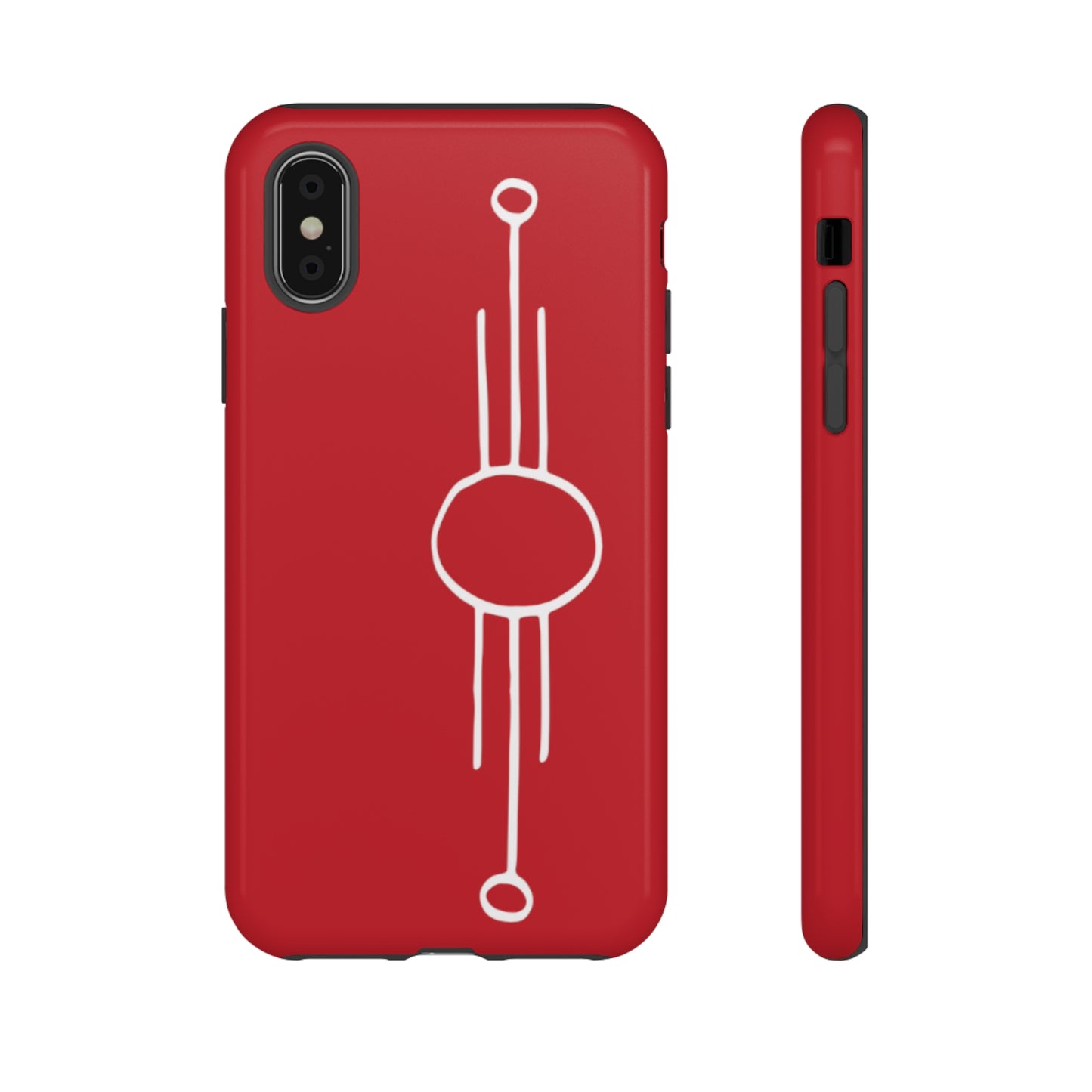 Alignment #1 · Tough Case (Dark Red)