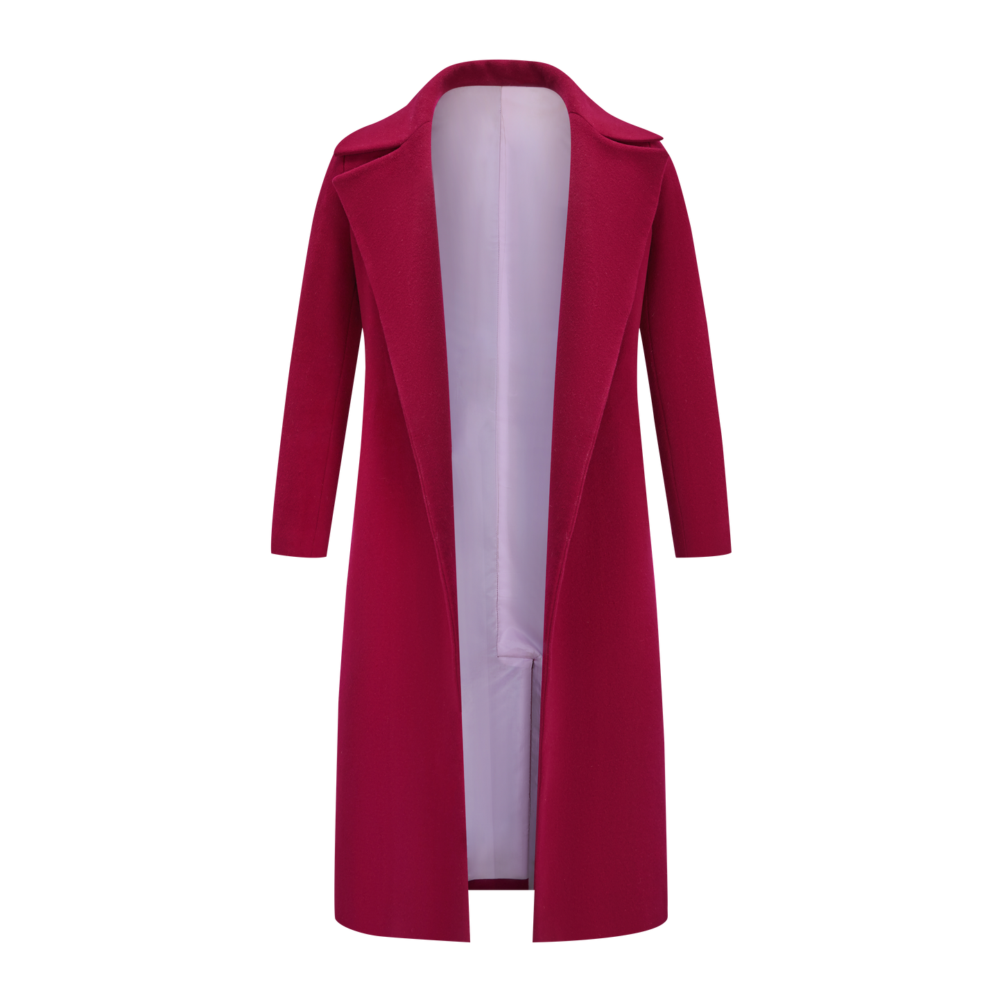 PURE CASHMERE RASPBERRY  COAT