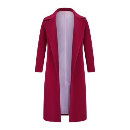 PURE CASHMERE RASPBERRY  COAT