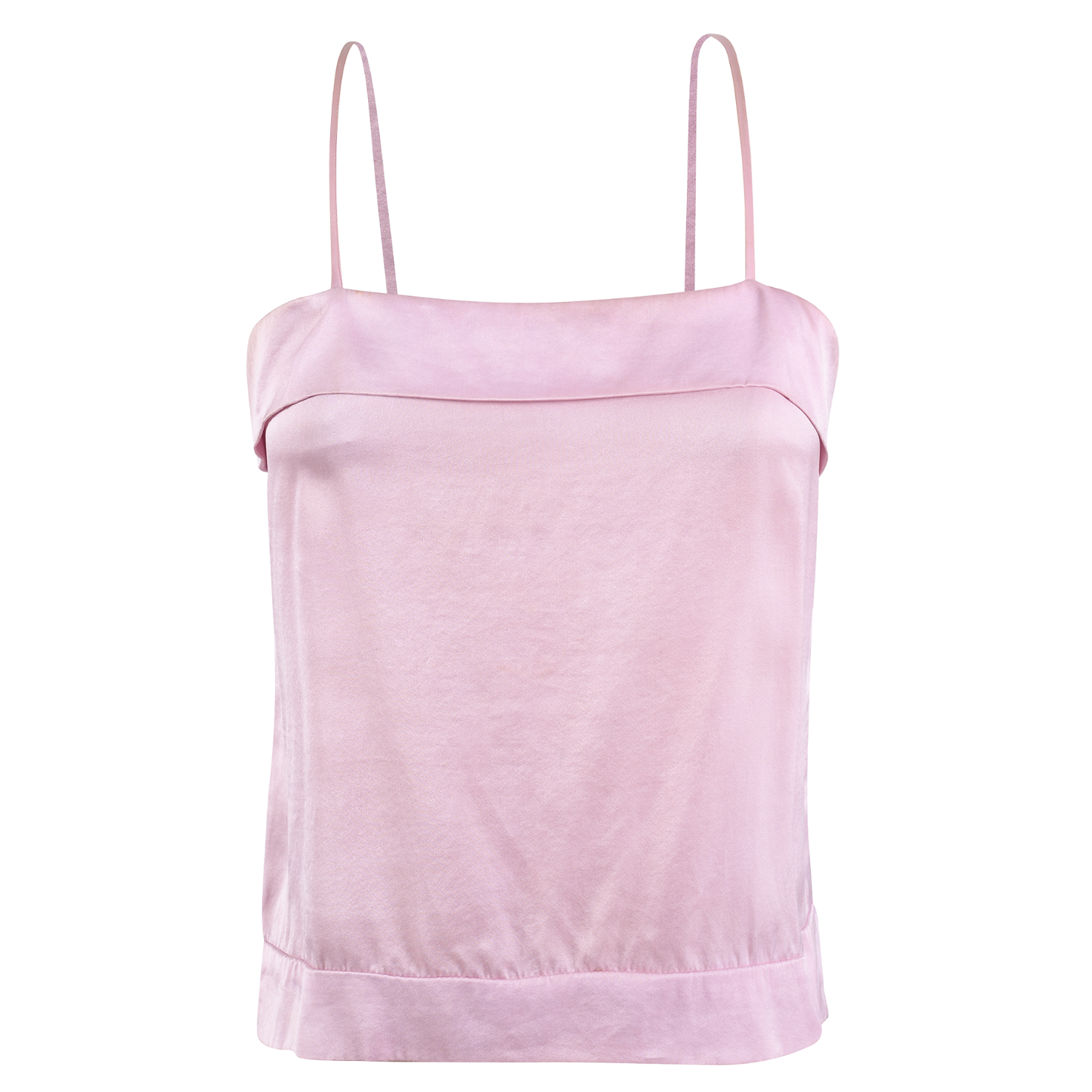 PEONY PINK DIVINE SILK SQUARE TOP